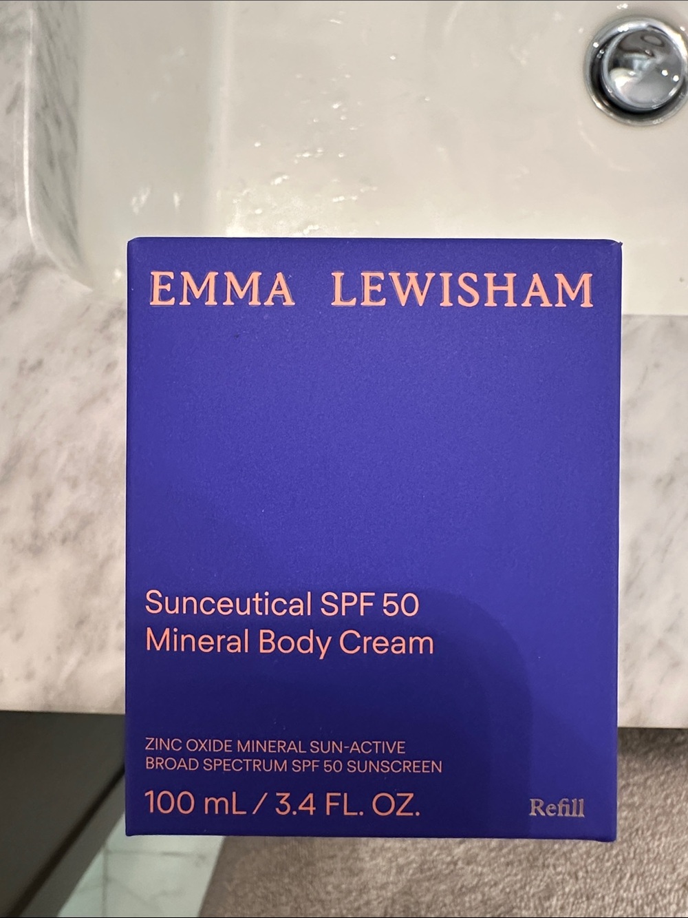 Emma Lewisham Sunceutical SPF 50 Mineral Body Cream - Violet